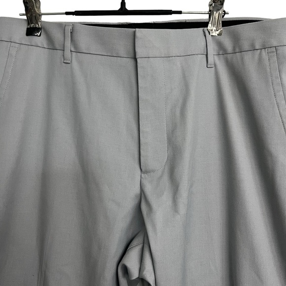 BONOBOS Mens Wednesday Pants Athletic Fit Gray Stretch Flat Front Sz: 36/30 - Picture 2 of 6